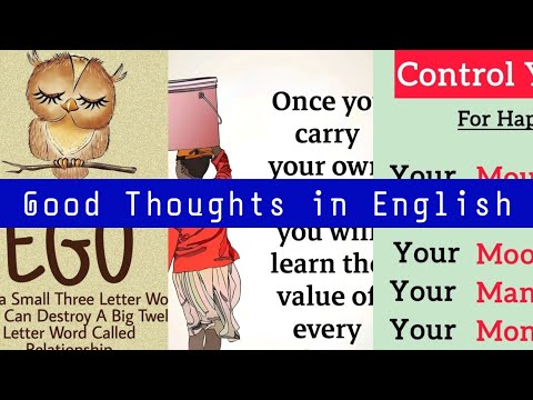 Good thoughts in English | Success in life quotes | Motivational quotes | Everyday Motivation