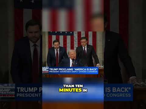 Trump's Speech Interrupted! Congress Chaos!