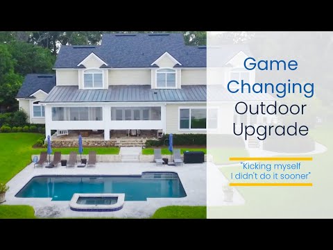 Fall Back In Love with Your Home | Riverfront Transformation with Clear Weatherproof Screens