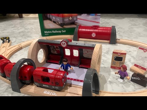 【セット紹介】BRIO ブリオ メトロレールウェイセット Metro Railway Set