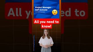 Master SAP Project Delivery with SAP Activate Project Manager Certification! #sap #shorts