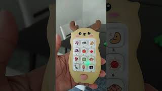 CUTEST DIGITAL LEARNING PHONE TOY #satisfying #shortvideo #smartphone #voiceeffects #trending #toy