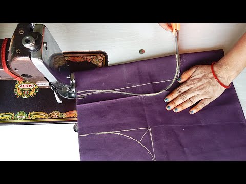 Blouse Design Cutting || ब्लाउस Cutting And Stitching सादा || Blouse back neck sada