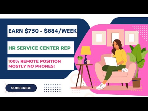 $750 - $884 PER WEEK | FULL TIME WORK FROM HOME JOB