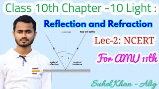 Light reflection and refraction class 10 || Chapter-10 Light Reflection and Refraction || Part-2