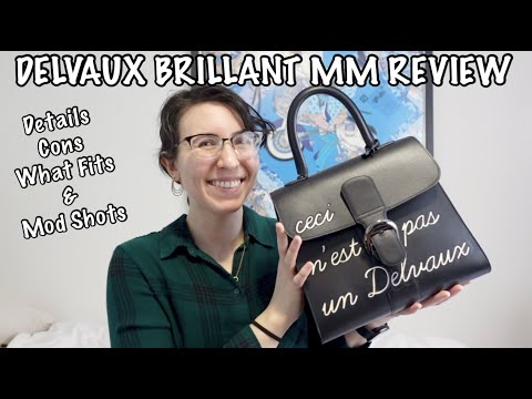 THE DELVAUX BRILLANT MM - Beautiful & Understated Luxury 🥰 details, what fits, mod shots, & more!