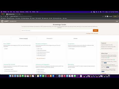 Swift website Navigation - MT Fields [ SWIFT Messages]