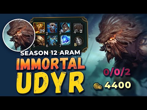 Assert Dominance with Immortal Udyr ARAM | Tank Udyr