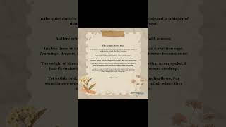 The Letter I Never Sent