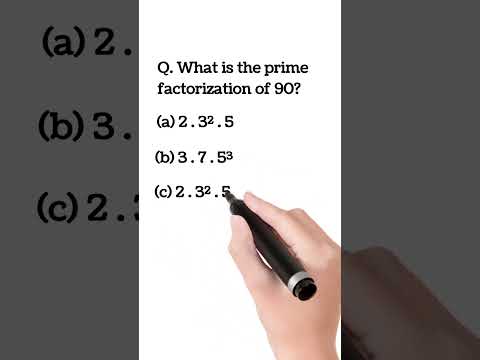 Prime Factorization of 90