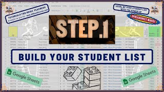 MUSIC TEACHERS: Build Your Student List with the power of Spreadsheet Magic (VIDEO #1)