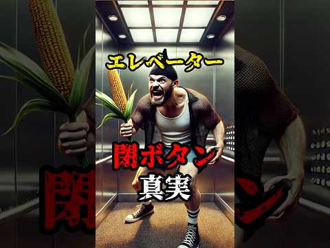 【雑学】エレベーターの閉じるボタンの真実