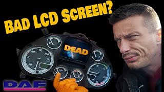 Daf LCD Screen Repair:Instrument Cluster Display