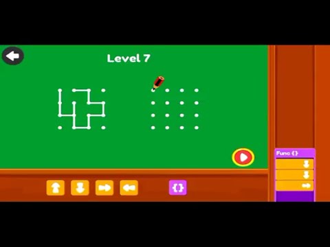 Connect the dots | Functions | level 1 to 15 by Kidlo Coding