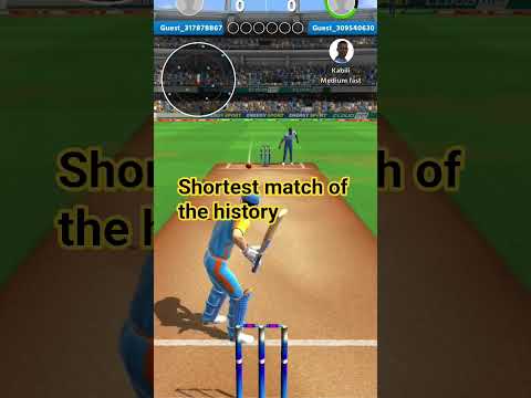 Shortest cricket match of the history #trending #education #currentaffairs #generalknowledge #chirag