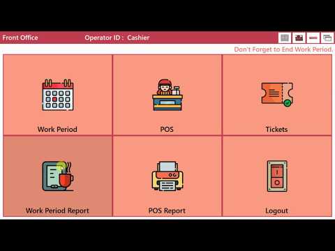 Wehaso Restaurant POS Software - Front Office Tutorial