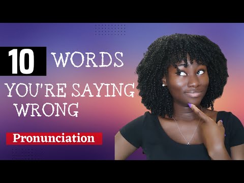 10 English Words You're Mispronouncing | Difficult Pronunciation | Common Mistakes