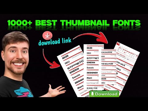 1000+ best thumbnail fonts & pixellab english font add full details//#foryou #viral  #font #thamnail