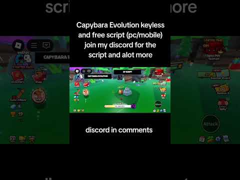 Capybara Evolution script showcase KEYLESS #roblox #games #robloxedit #script #discord