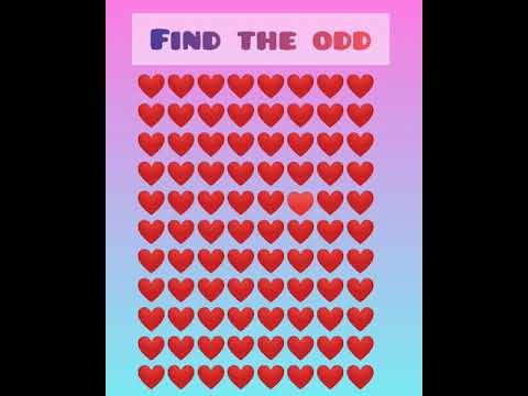 find the odd emoji ❤️ in 5 Seconds 🔥#findtheodd#challenge#shorts
