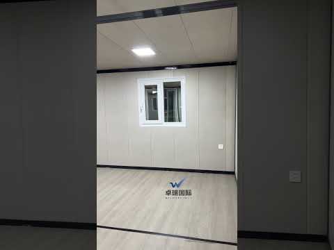 20 Feet Downsized Version Expandable Folding Container House #containerhome #containerhomebuild