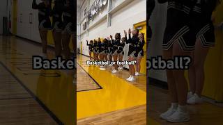 🏀or🏈#cheerleading #highschoolbasketball #basketball #highschoolsports #cheer #highschool #football