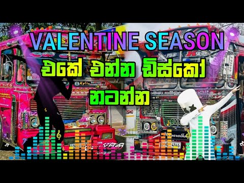 VALENTINE SEASON එකේ චිල් එකේ නටන්න අලුත්ම බස් DJ එක |BUS DJ ||BUS DJ NONSTOP |#love #travel #latest