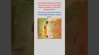 The Secret to Unlocking Spiritual Wisdom #gitawisdom#krishnateachings