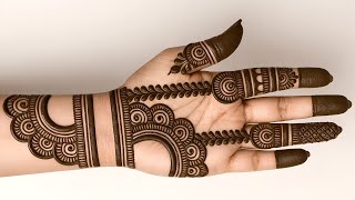 Stylish easy mehndi design front hand | simple mehandi design | mehndi ka design | mehandi | mehndi