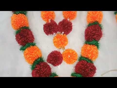 MAHA LAXMI HAAR/ MALA SET  | PHOTO DECORATION GARLAND | #NEWGARLANDDESIGN | #NEWIDEAS | #PHOTOFRAM |