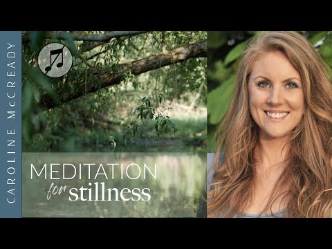 Half Guided Breathing Meditation for Stillness | no music - guided at beginning and then no talking