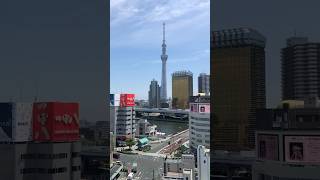 東京淺草文化觀光中心8樓展望台 #日本旅遊 #旅行vlog