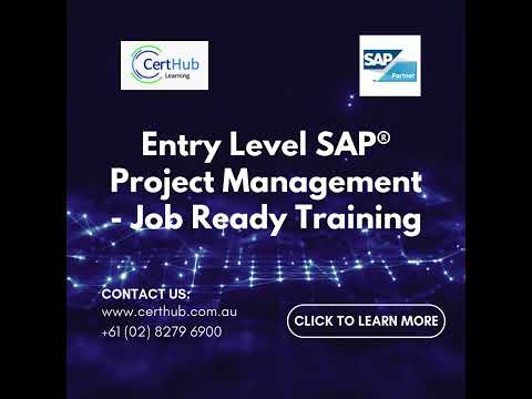 SAP® Project Management - Job Ready Training from CertHub