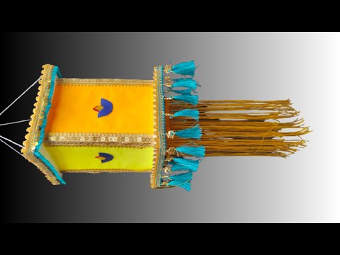 Diwali Akash kandil making at home | ecofriendly Akash kandil #artisticnatha #diwalidecoration