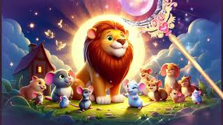 The Lion and the Mouse: A Tale of Courage | Cartoon Nursery Kids Songs