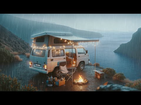 4K Wilderness Ambience: Rain and Thunder 🌊