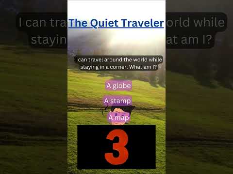 The Quiet Traveler... #riddles #challenge #interesting