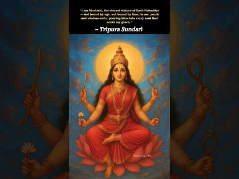 Maa Tripura Sundari | Shodashi – The Eternal Sixteen Goddess of Dash Mahavidya | #viral