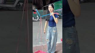 beauty潮汕美女，潮汕擔花籃美女！可爱的美少女！#teochew #潮汕 #美女#潮汕女孩#潮汕营标旗