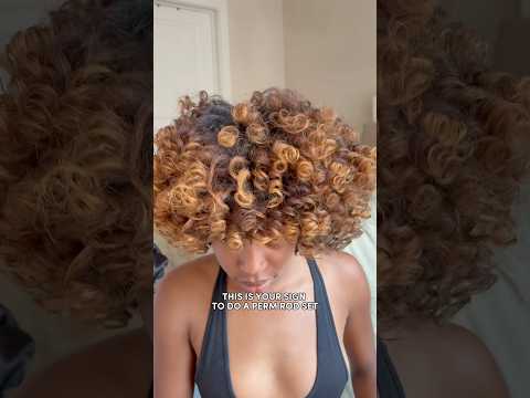 Your sign to do a perm rod set😍 #naturalhair #naturalhairstyles #permrodset