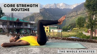 Intermediate Core Strength Routine (Follow Along Video) II The Whole Athletes