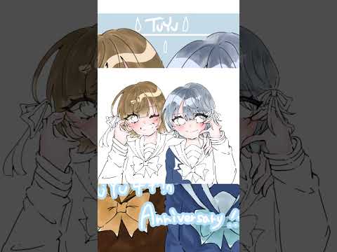 ツユ4th Anniversary!! #ツユ  #くらべられっ子 #illustration #tuyu