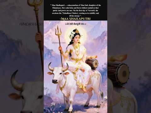 Maa Shailaputri | First Day of Navratri | Daughter of the Himalayas#sanatandharma