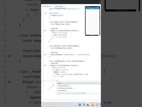 Listview in Android Studio flutter #01