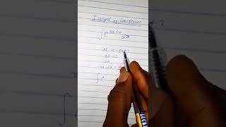 Integrating Exponential Function #shorts #integration #shortsmath
