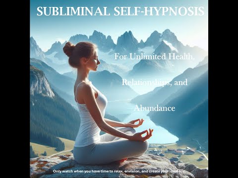 Subliminal Self Hypnosis for Unlimited Health, Relationships, and Abundance