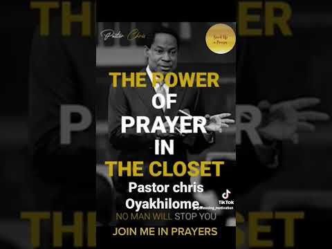 THE POWER OF PRAYER IN THE CLOSET_Pastor chris Oyakhilome. #viral #shortvideo #whatsappstatusvideo
