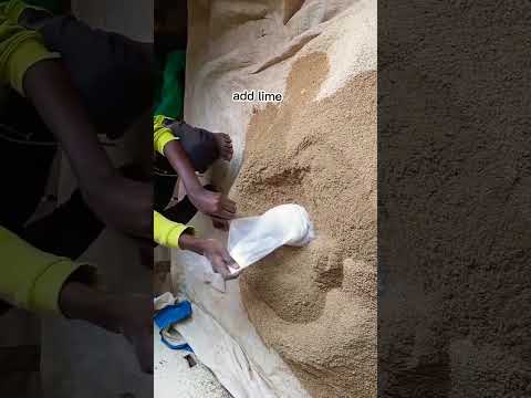 Mixing poultry feeds for chicks #broilers