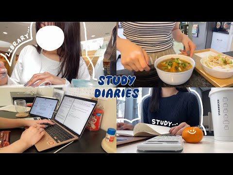 study diaries🥪大学院生の日常| 浮気されていた話 | これもまた人生 | studying at library | back to uni 📝