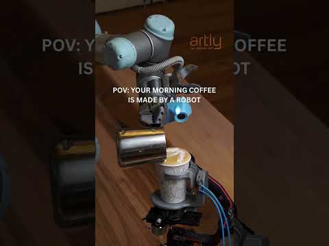 POV Your morning coffee is made by a robot.